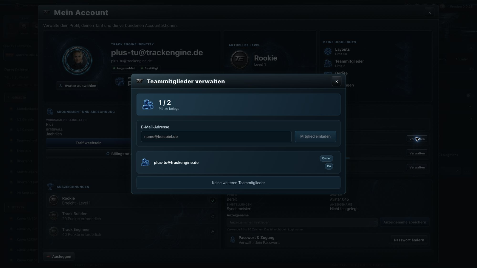 Teammitglieder verwalten: Nutzerplätze und Mitglieder im Plus-Workspace