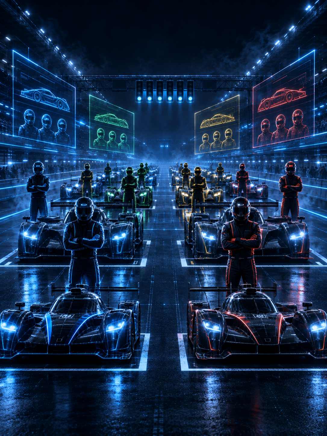 Teams & Startfelder in Track Engine